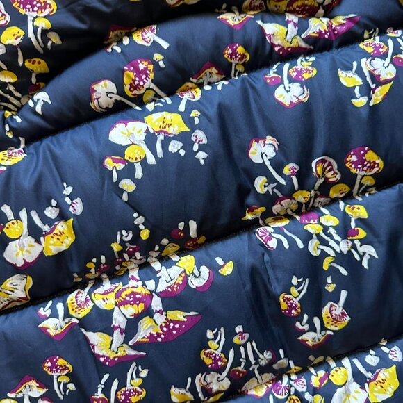 Patagonia Bivy Down Hooded Puffer Vest Jacket Women Small Yellow Blue Gorpcore - Picture 7 of 8